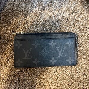 Louis Vuitton Black Monogram Zipper Pouch